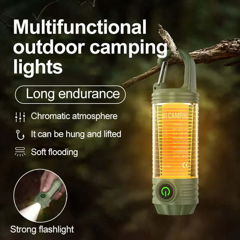 Multi Functional Rechargeable Flashlight