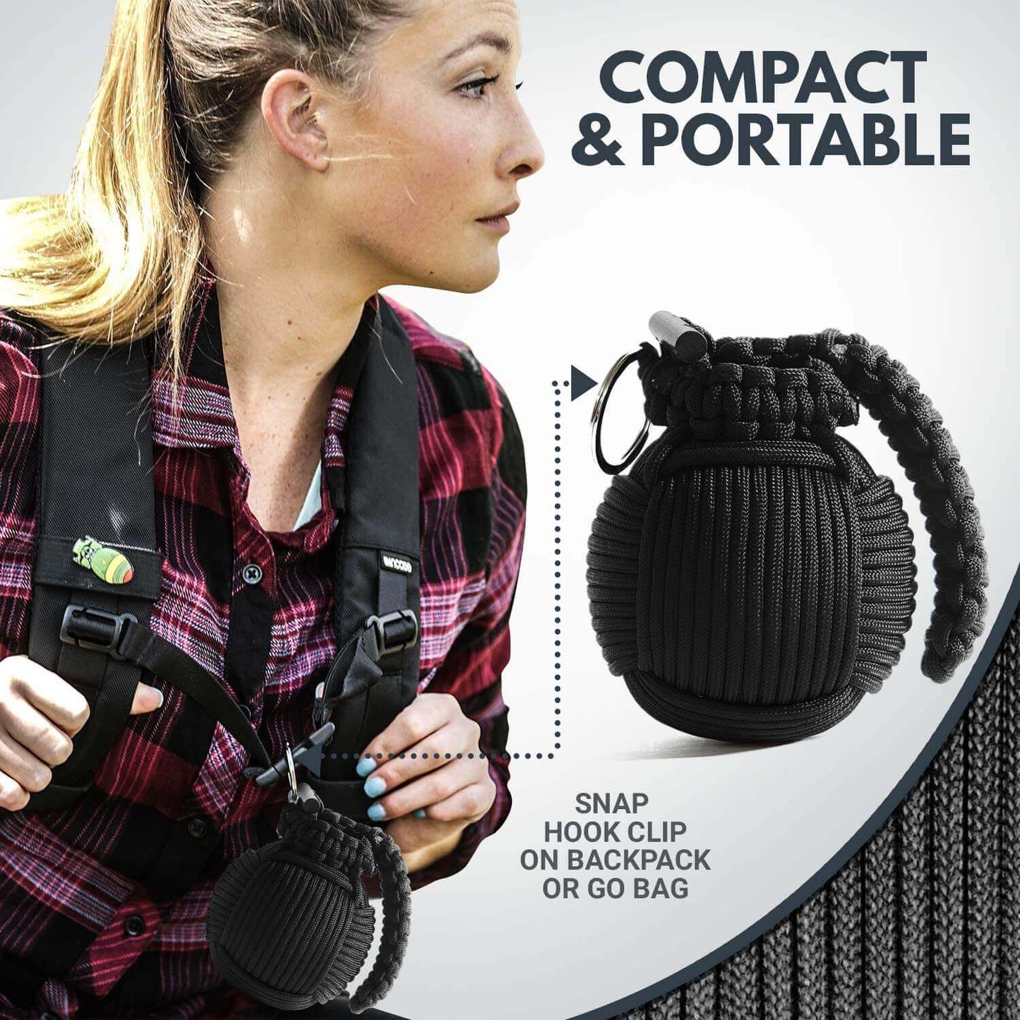 Survival Kit Paracord Grenade