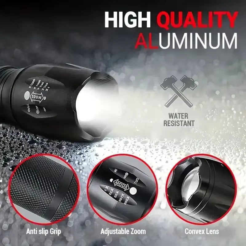 5-Mode Waterproof Tactical Flashlight