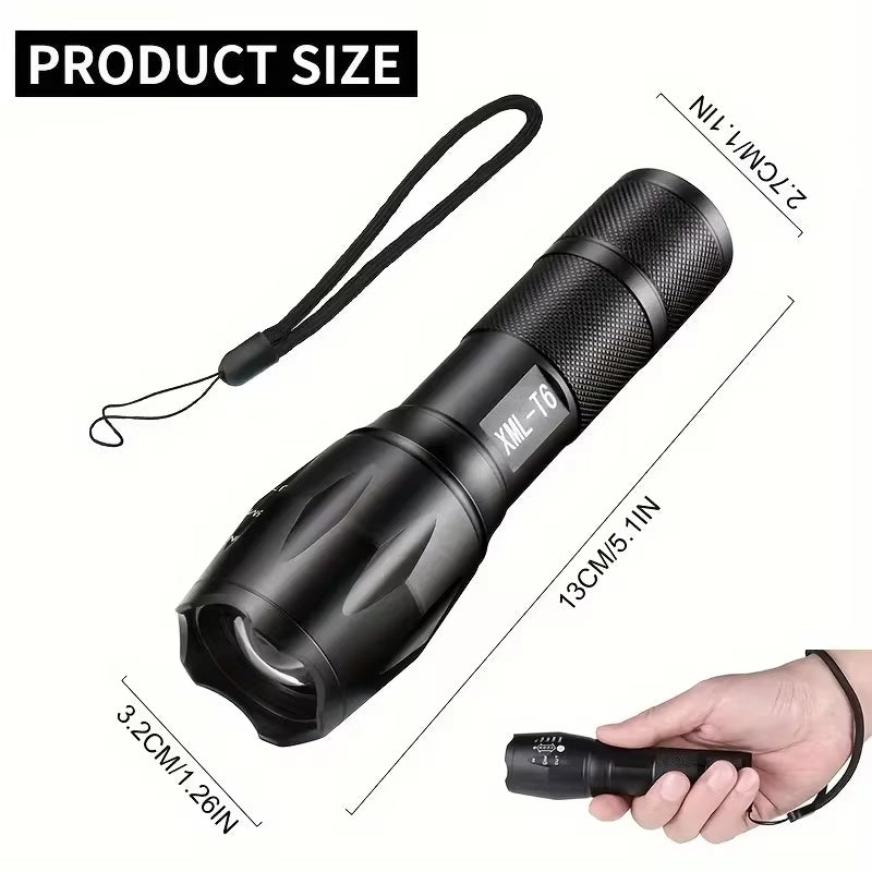 5-Mode Waterproof Tactical Flashlight