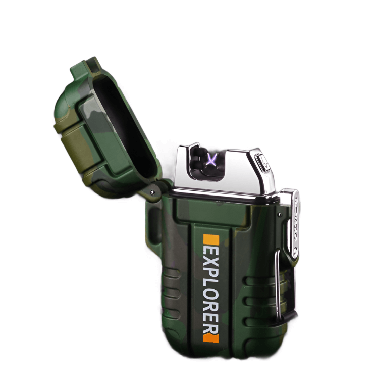 Waterproof Survival Plasma Lighters 2 Pack