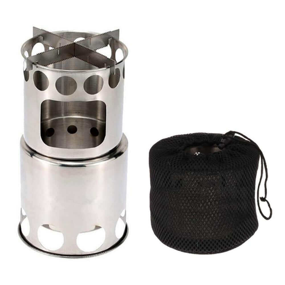 Wood Burning Stainless Steel Stove
