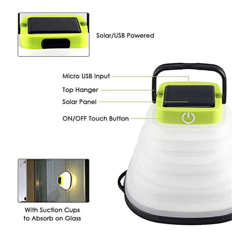 Solar Collapsible Camping Light