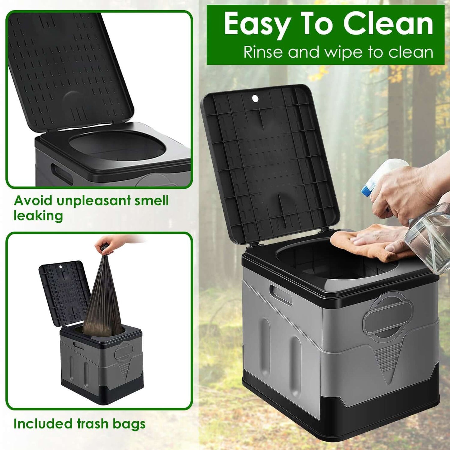 Portable Toilet With Handbag