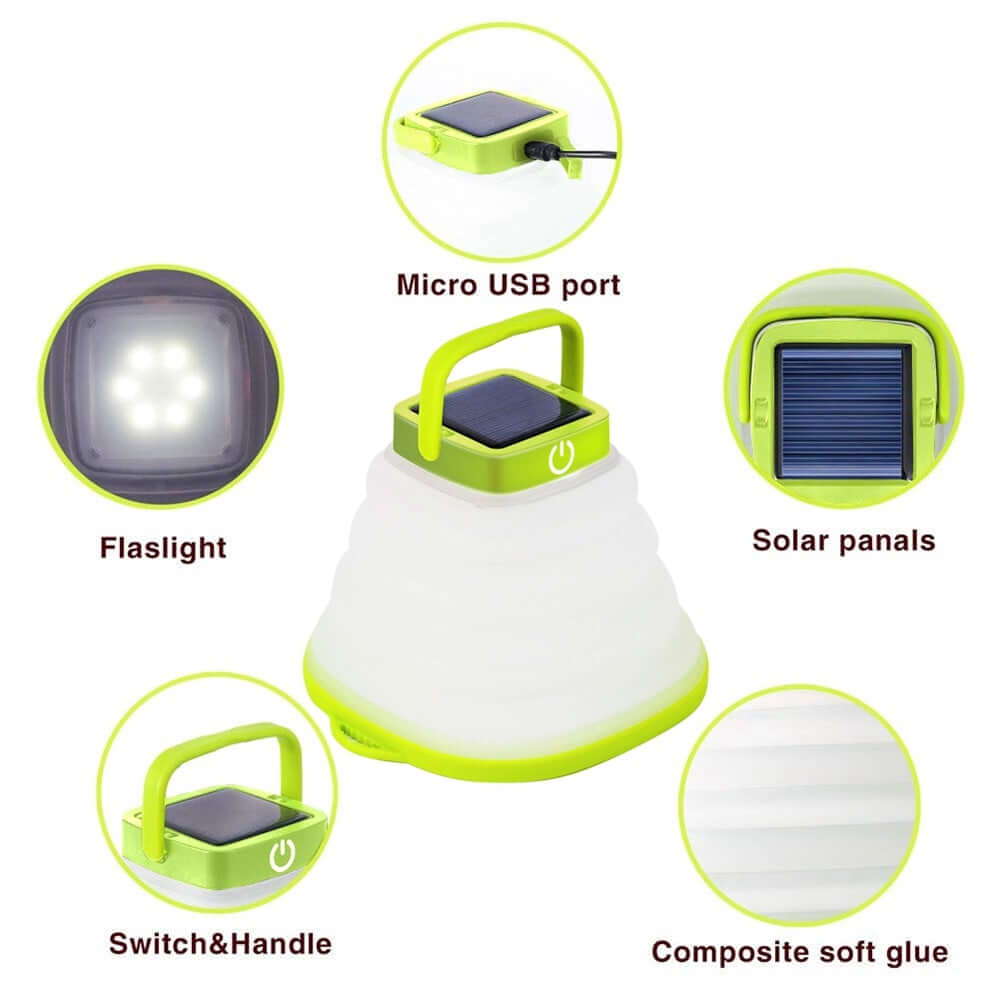 Solar Collapsible Camping Light