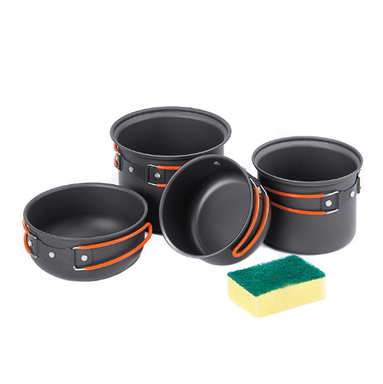 4-in-1 Camping Cookware