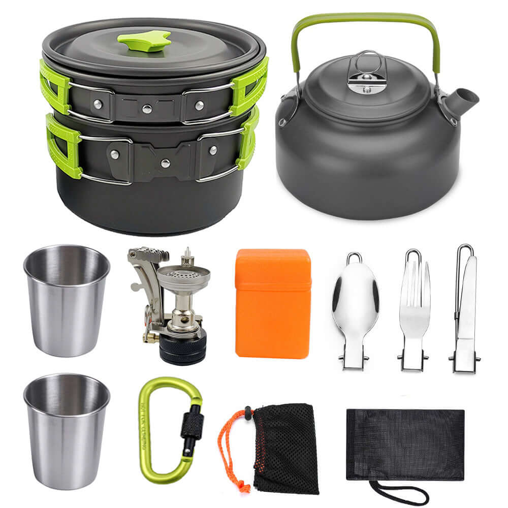 Portable Camping Cookware Kit