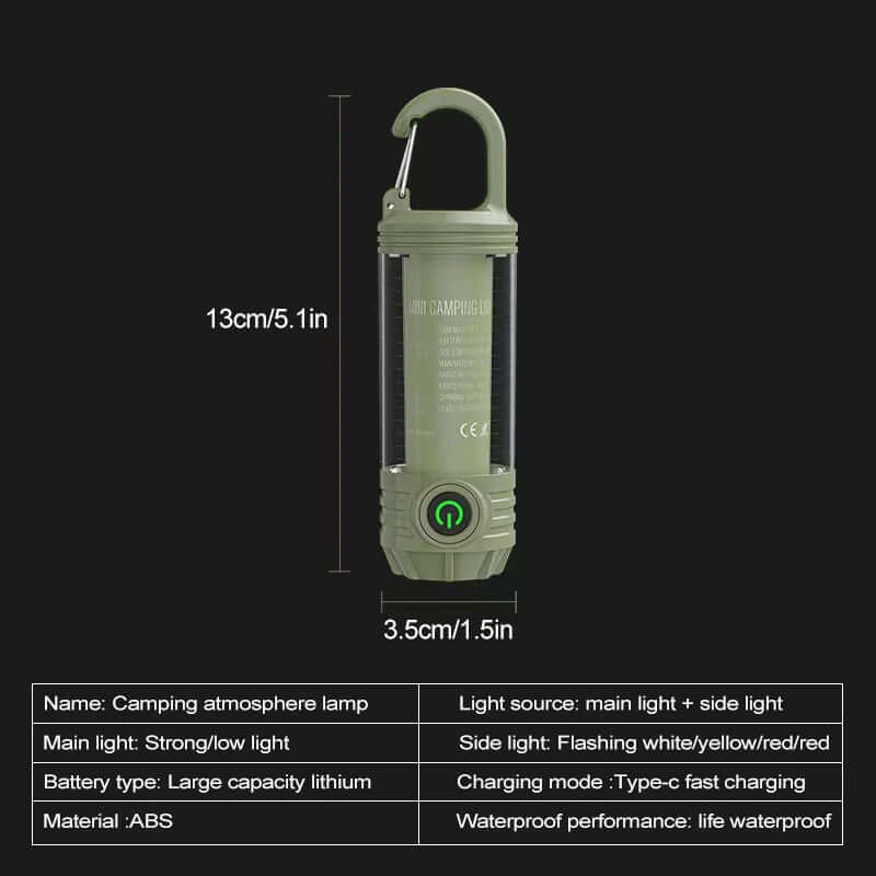 Multi Functional Rechargeable Flashlight