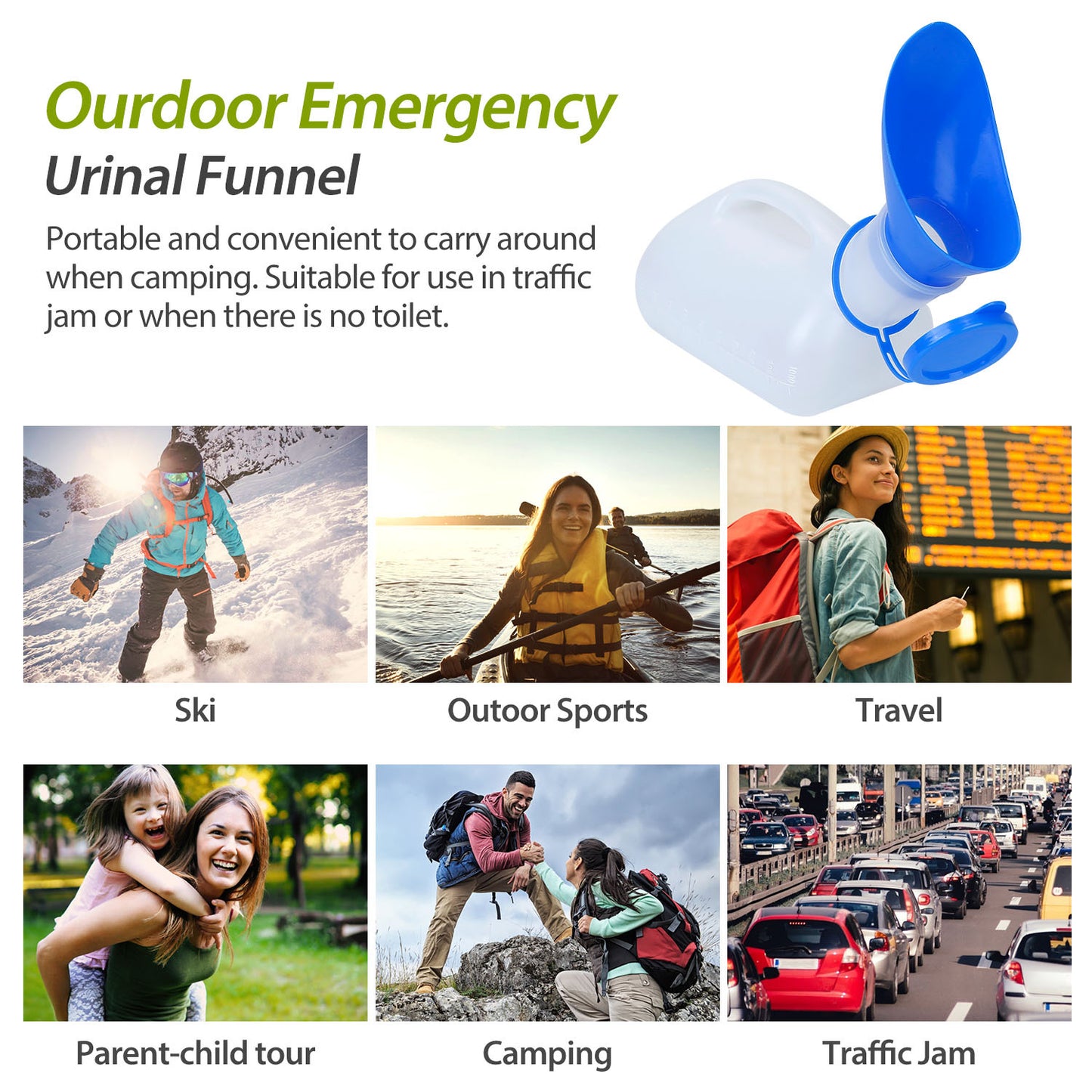 Unisex Potty Urinal Bottle 33.8OZ
