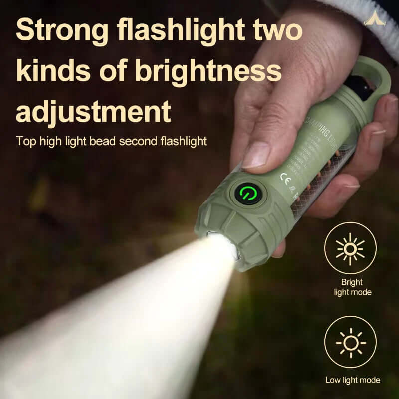 Multi Functional Rechargeable Flashlight