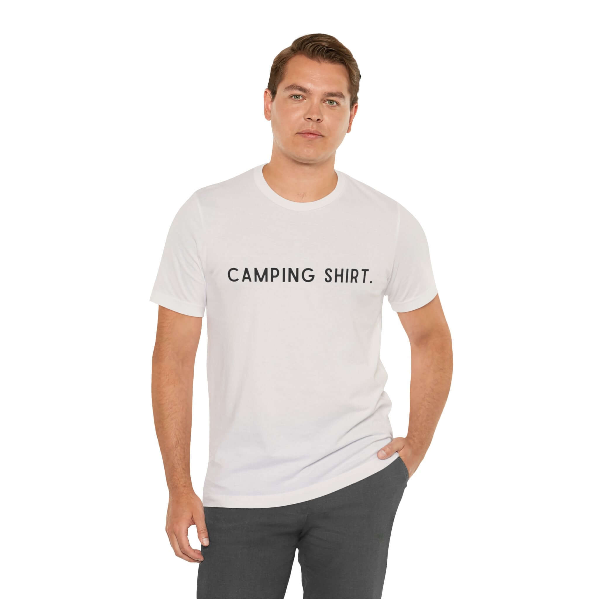 Earthbound Outdoors Unisex "Camping Shirt." Tee