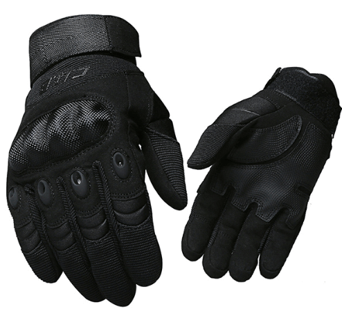 Rubber Knuckle Protective Tactical Gloves