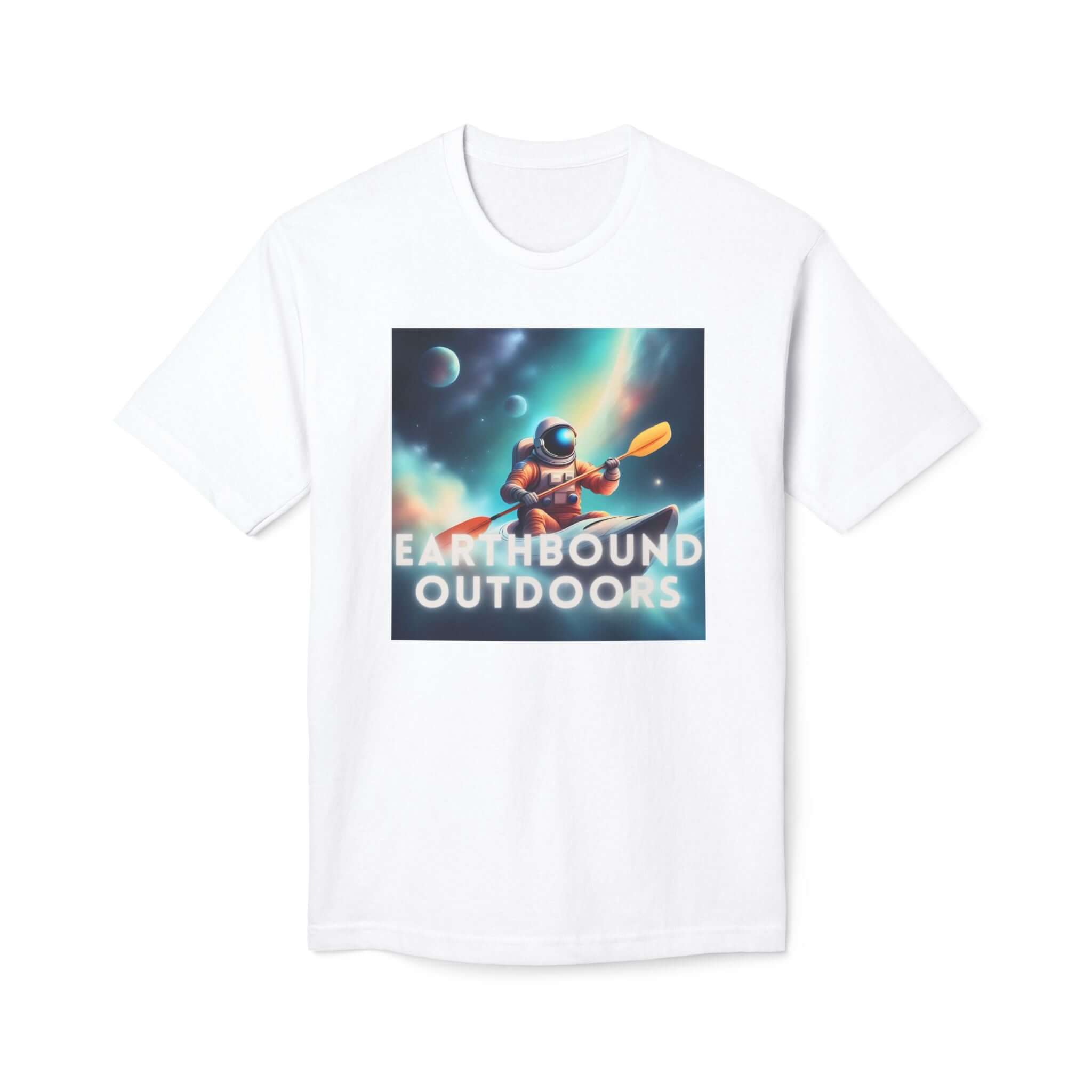 Earthbound Outdoors Space Kayak Unisex T-shirt