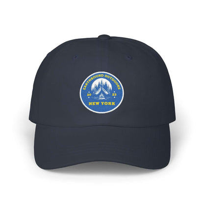 New York Mountains Navy Cotton Dad Cap