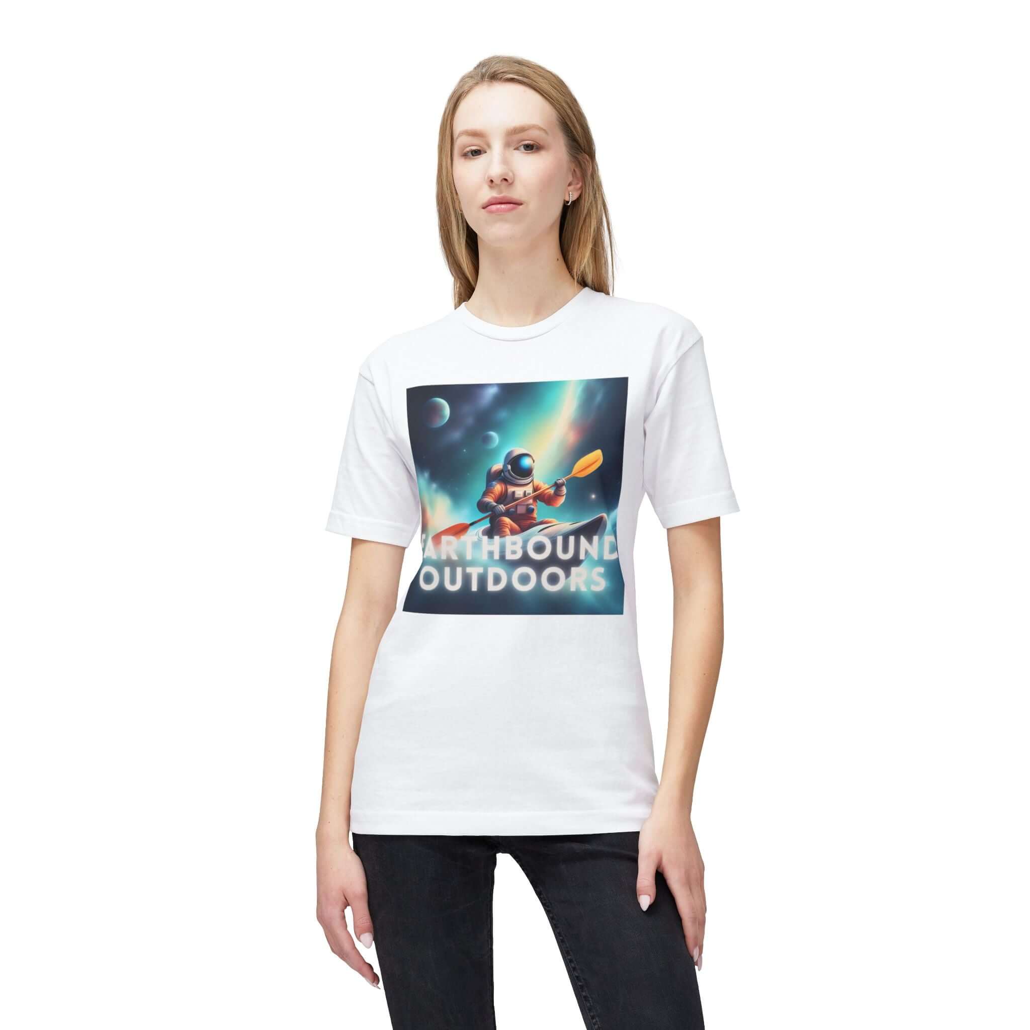 Earthbound Outdoors Space Kayak Unisex T-shirt