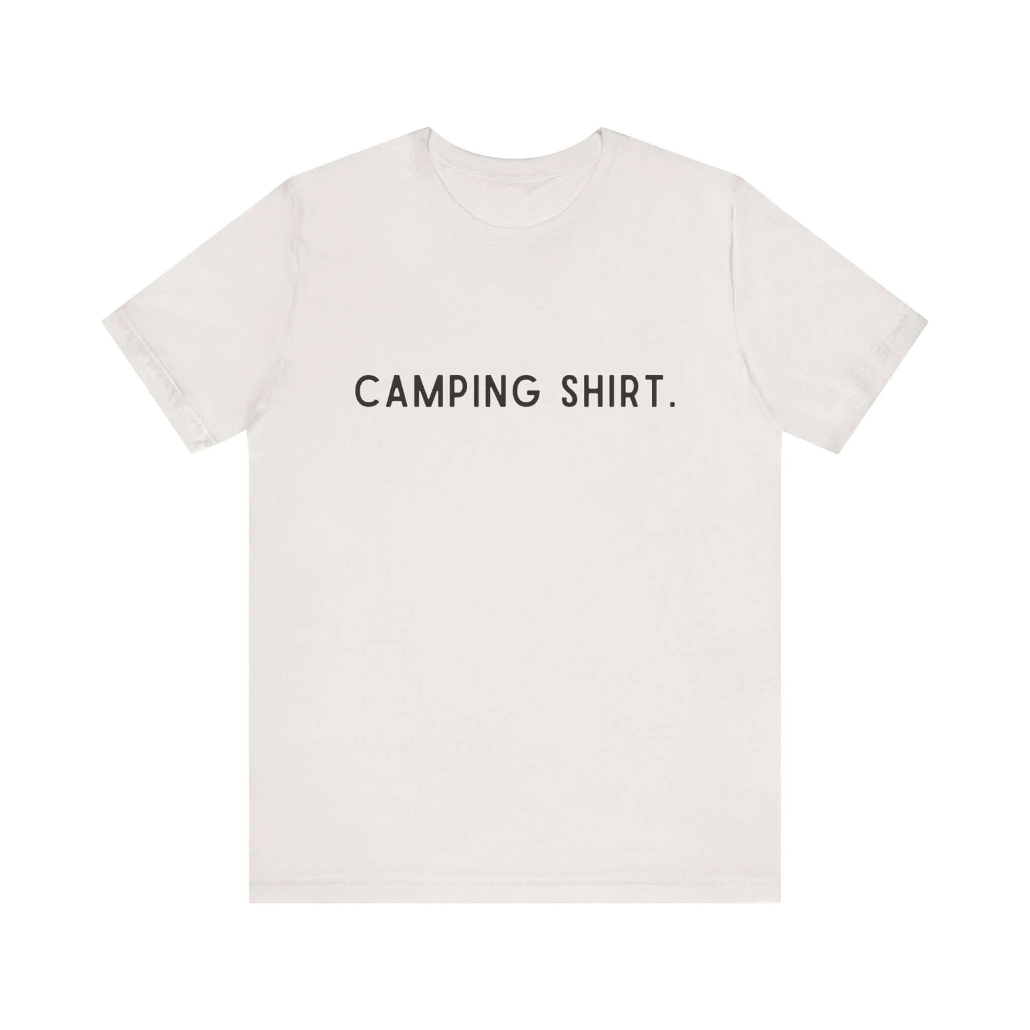 Earthbound Outdoors Unisex "Camping Shirt." Tee