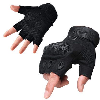 Rubber Knuckle Protective Tactical Gloves