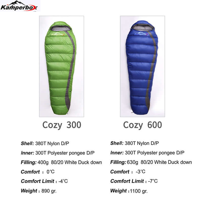 Cozy 300 Down Ultralight Sleeping Bag