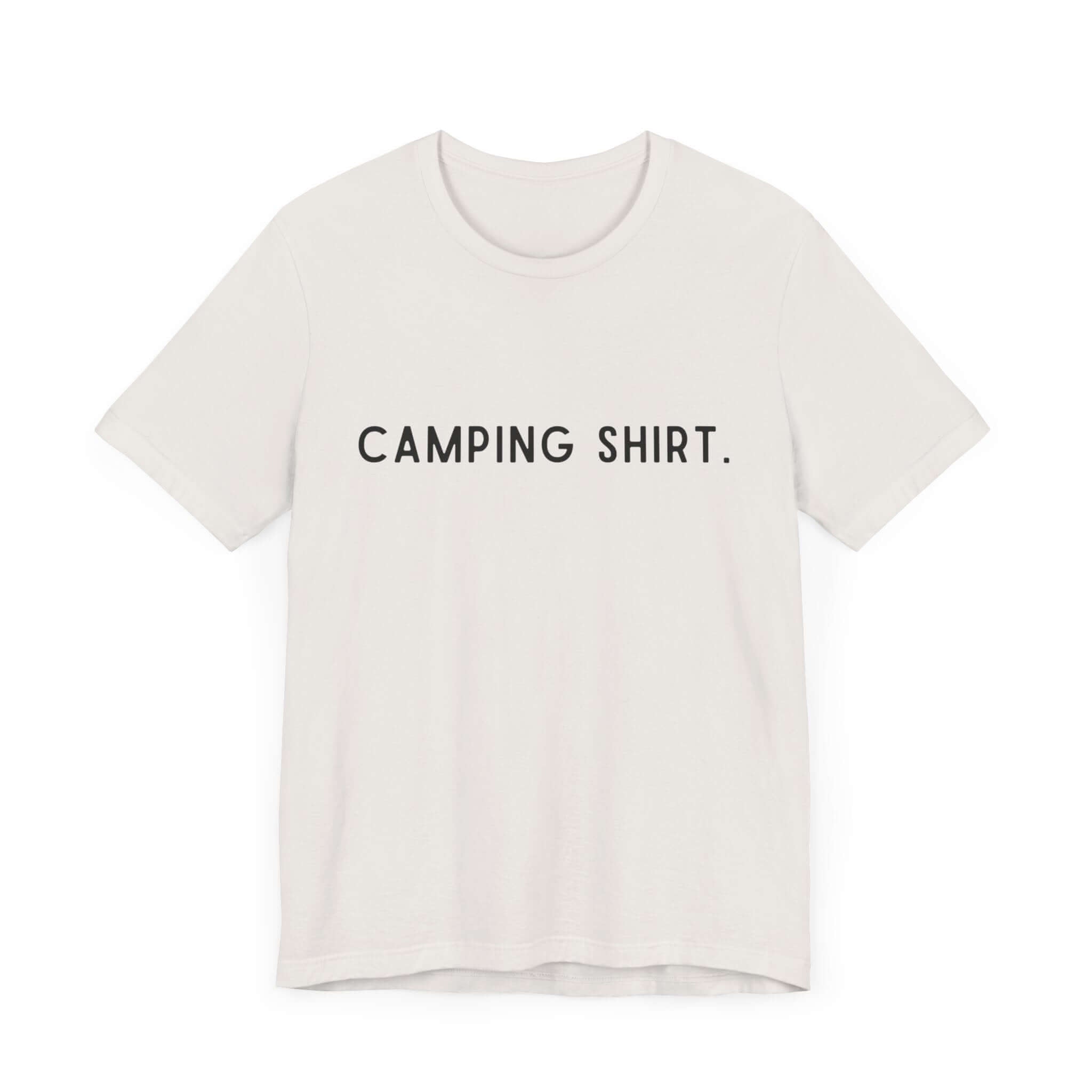 Earthbound Outdoors Unisex "Camping Shirt." Tee