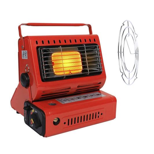 2 In 1 Portable Butane Burner Heater for cooking and heating during outdoor adventures.