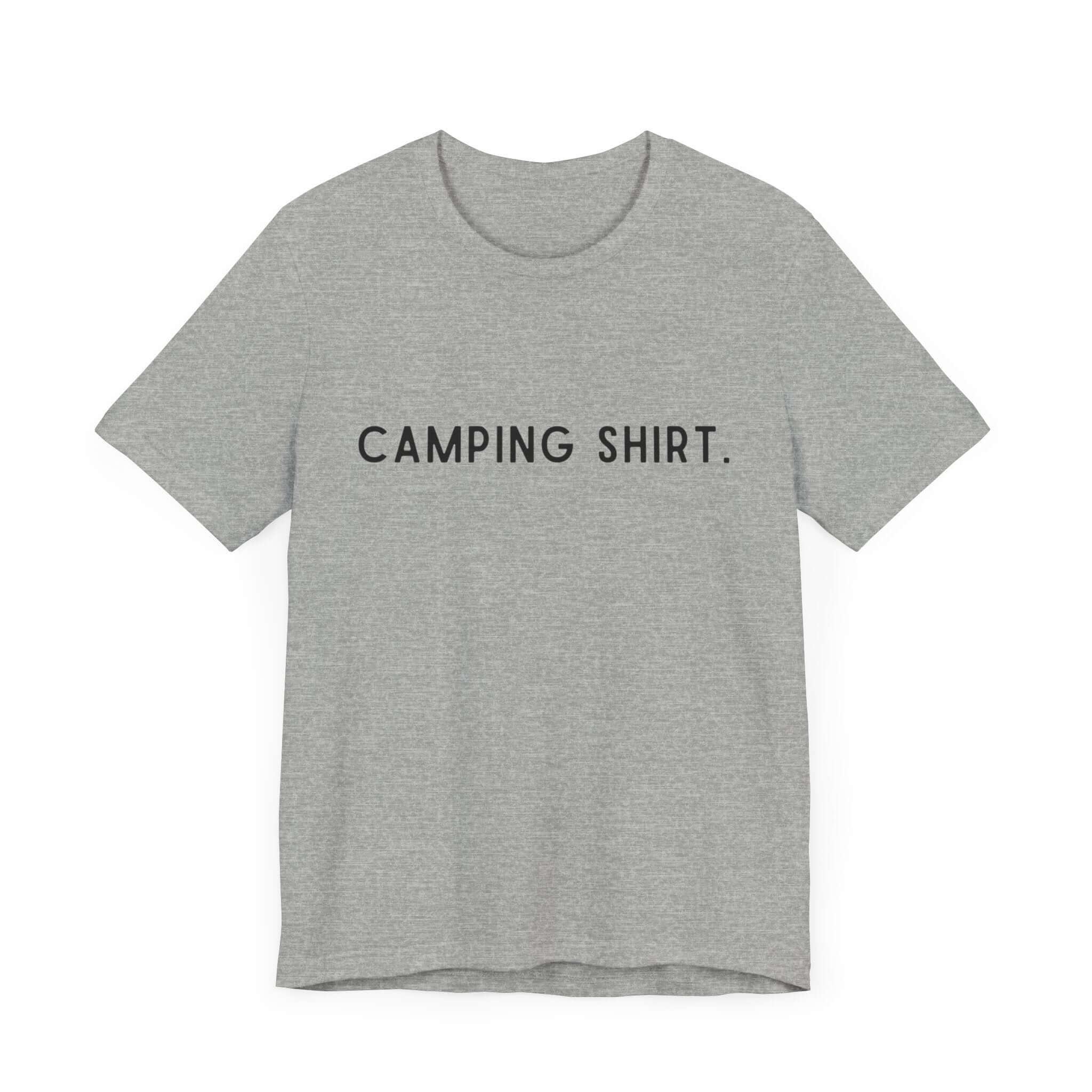 Earthbound Outdoors Unisex "Camping Shirt." Tee