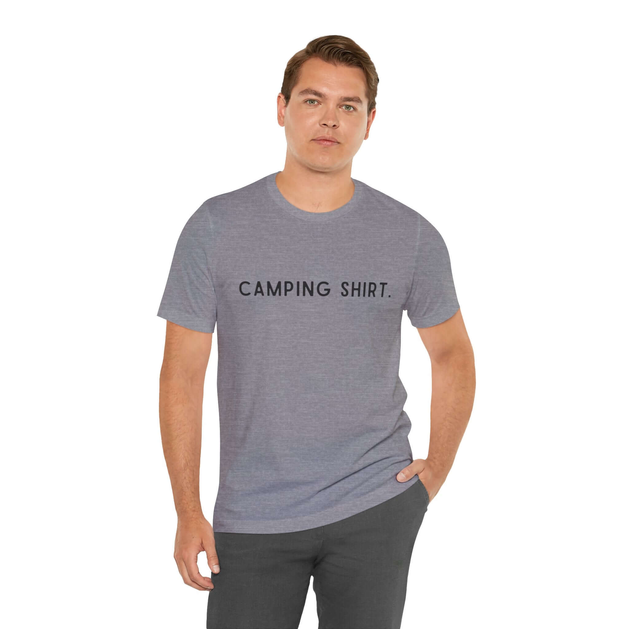 Earthbound Outdoors Unisex "Camping Shirt." Tee