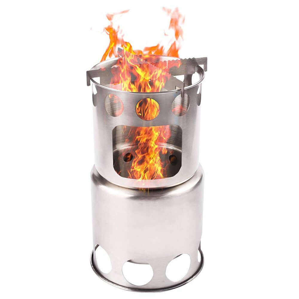 Wood Burning Stainless Steel Stove