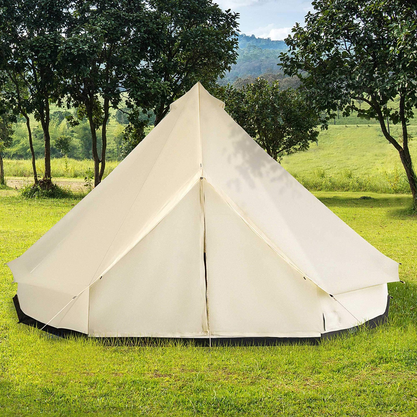 10-Person Large Waterproof Yurt Camping Tent