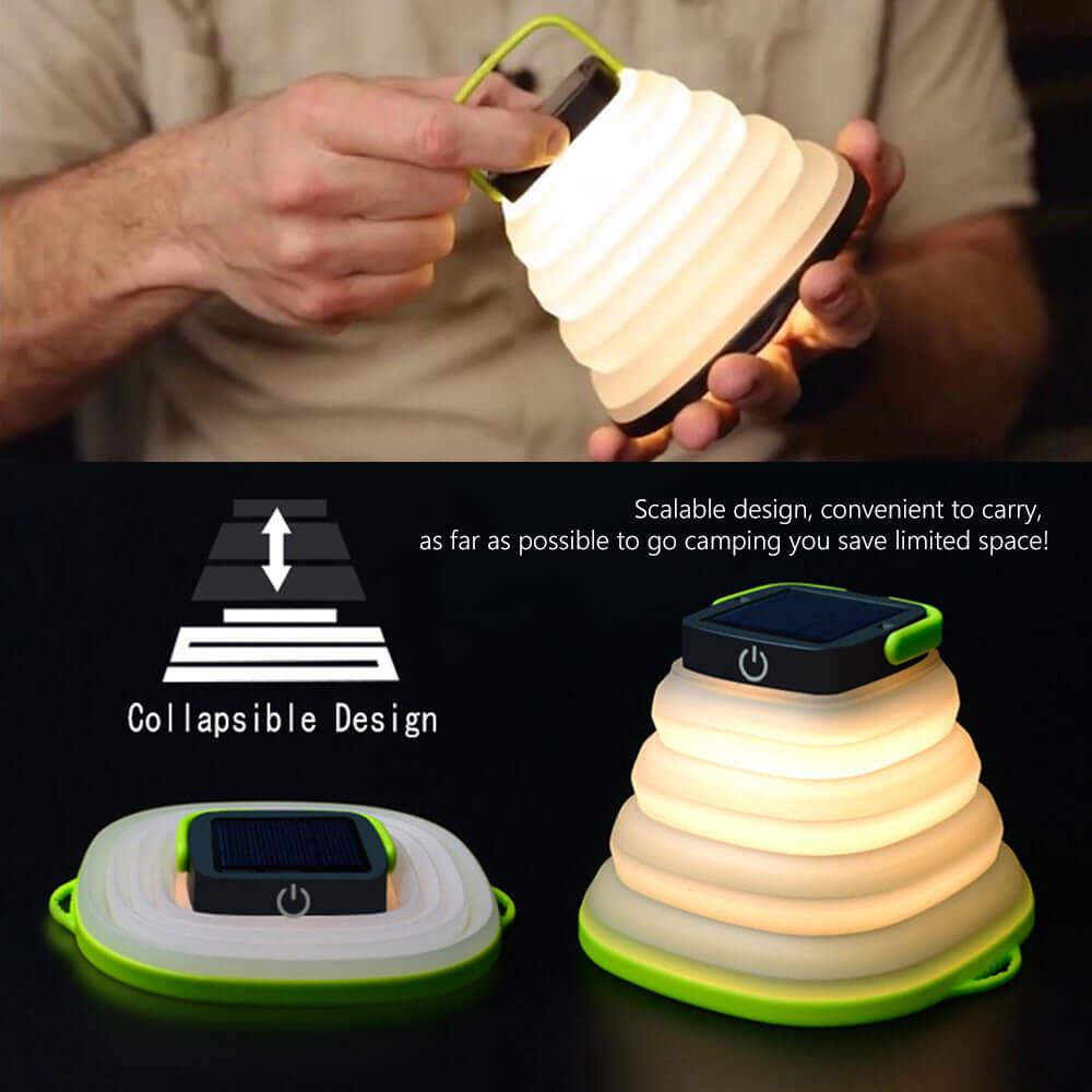 Solar Collapsible Camping Light