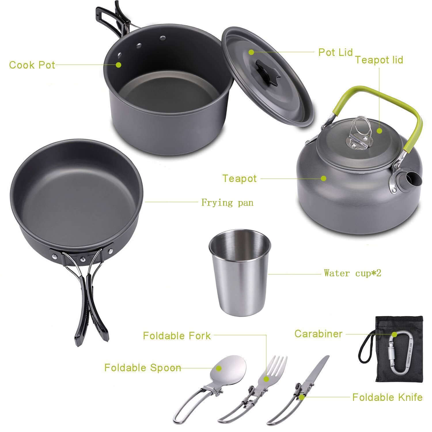 Adventure Camping Cookware Set