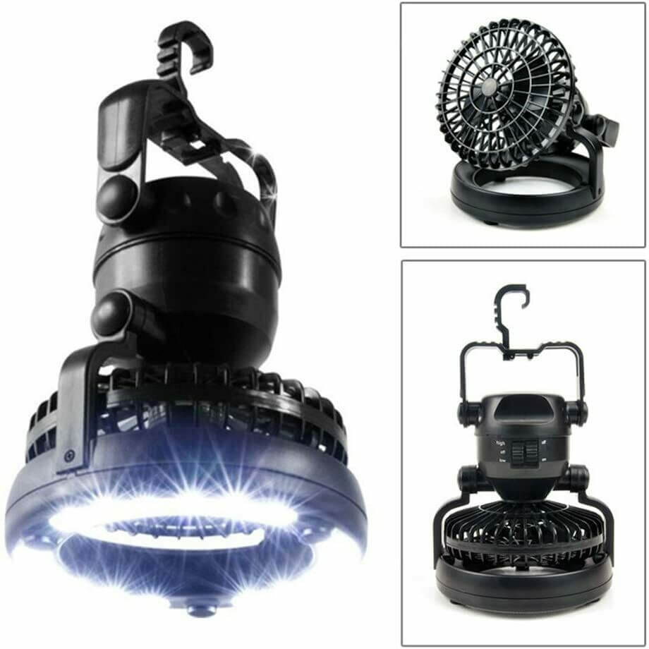 Portable LED Camping Lantern with Fan