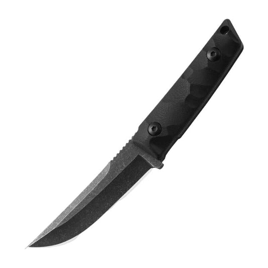 Samurai Style Survival Knife with a compact, razor-sharp design, perfect for outdoor adventures and survival tasks.